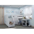 Space saver single bed with Cupboards & Drawers
